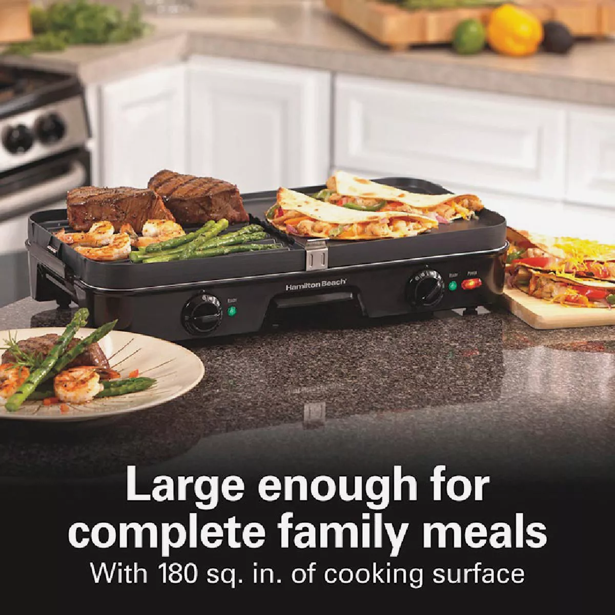 Hamilton Beach 3-In-One Electric Grill/Griddle - photo 4