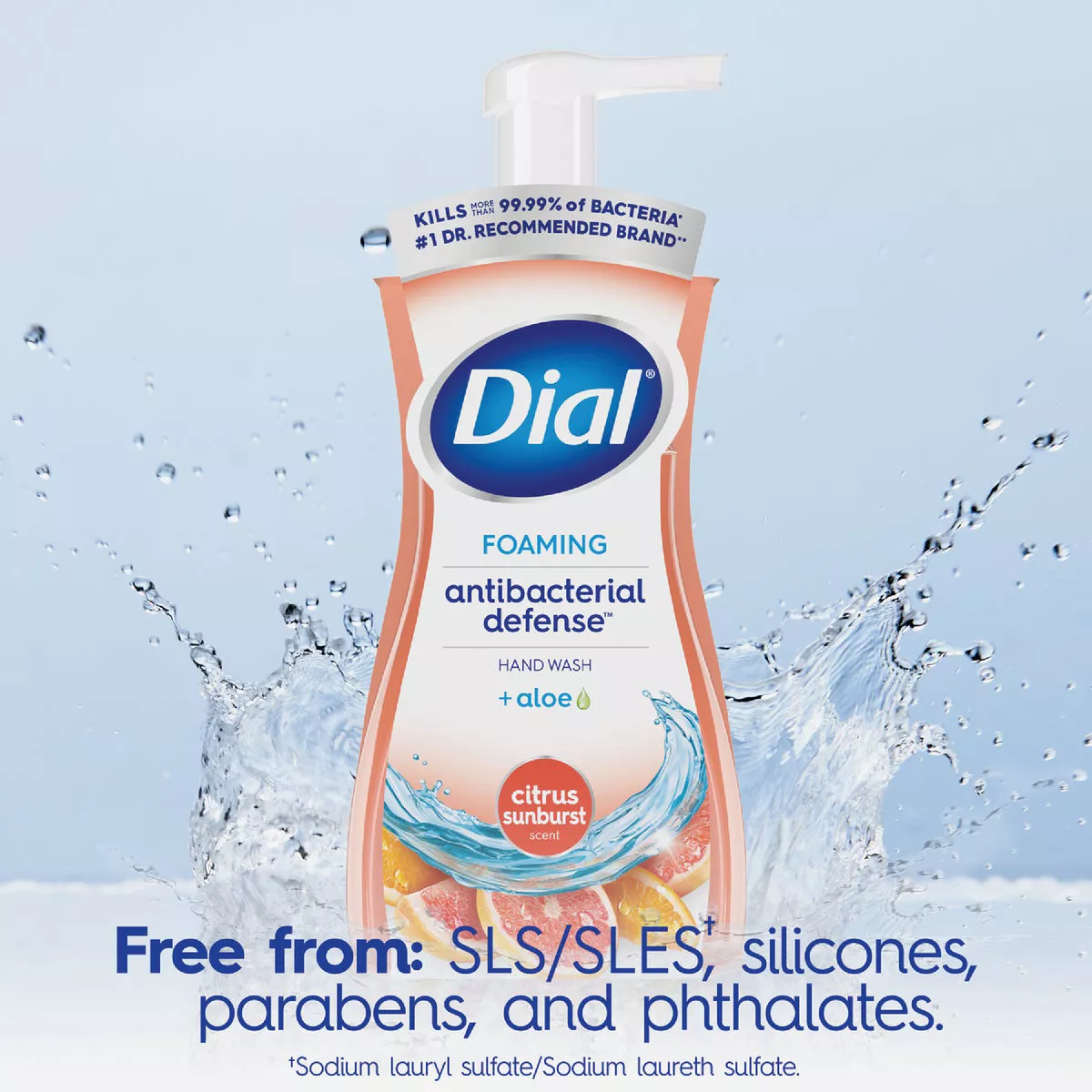 Dial Antibacterial Defense 7.5 Oz. Citrus Sunburst + Aloe Foaming Hand Wash - photo 3