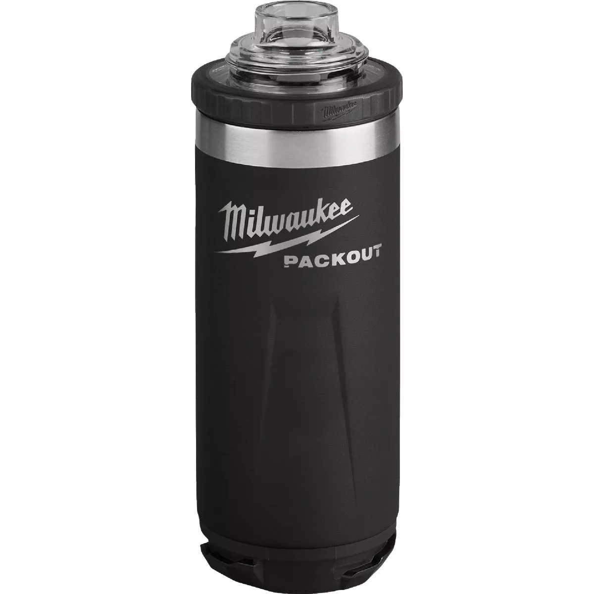 Milwaukee PACKOUT 18 Oz. Black Insulated Bottle with Chug Lid - photo 2