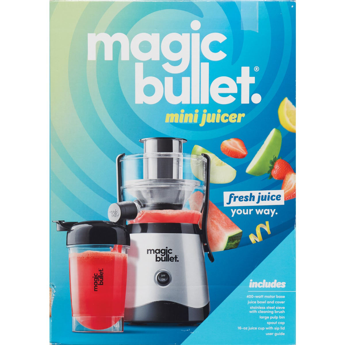 Magic Bullet Mini Juicer With 16 Oz Juice Cup : Target