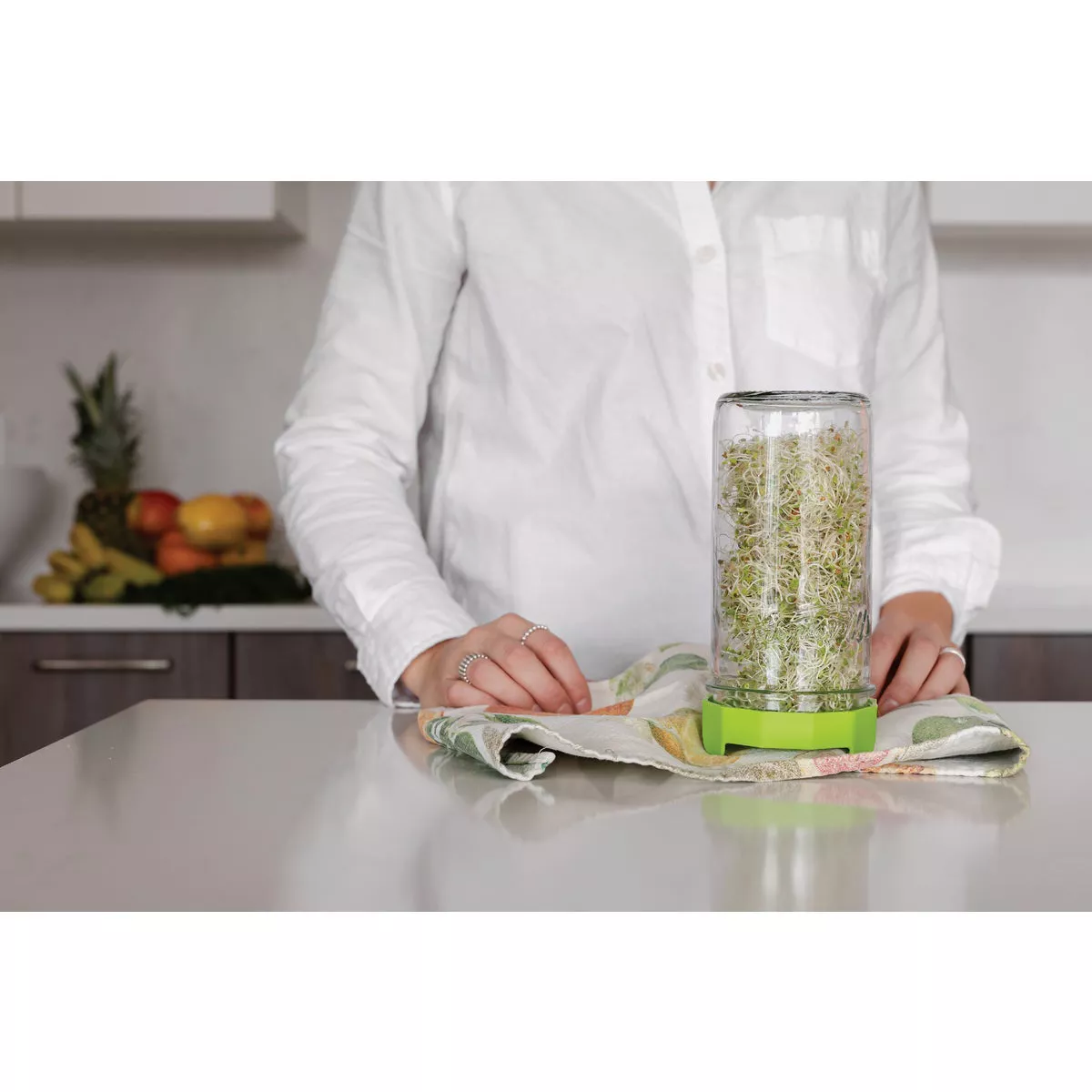 Masontops Wide Mouth Single Mason Jar Sprouting Kit - photo 4