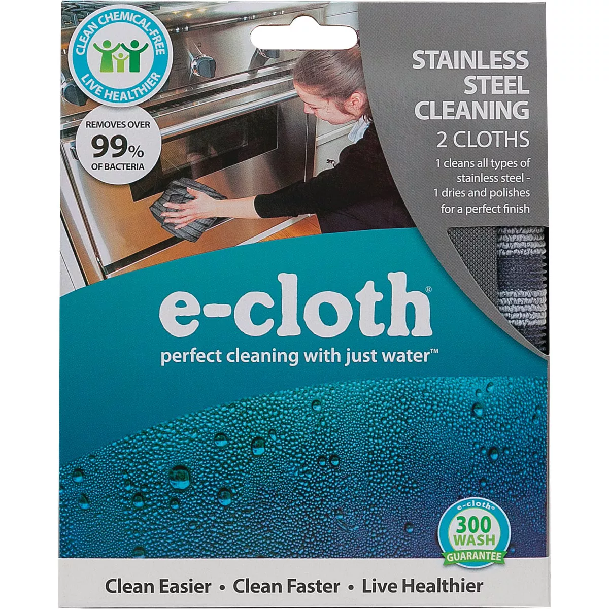 E-Cloth Stainless Steel Cleaning Cloth (2 Count) - photo 2