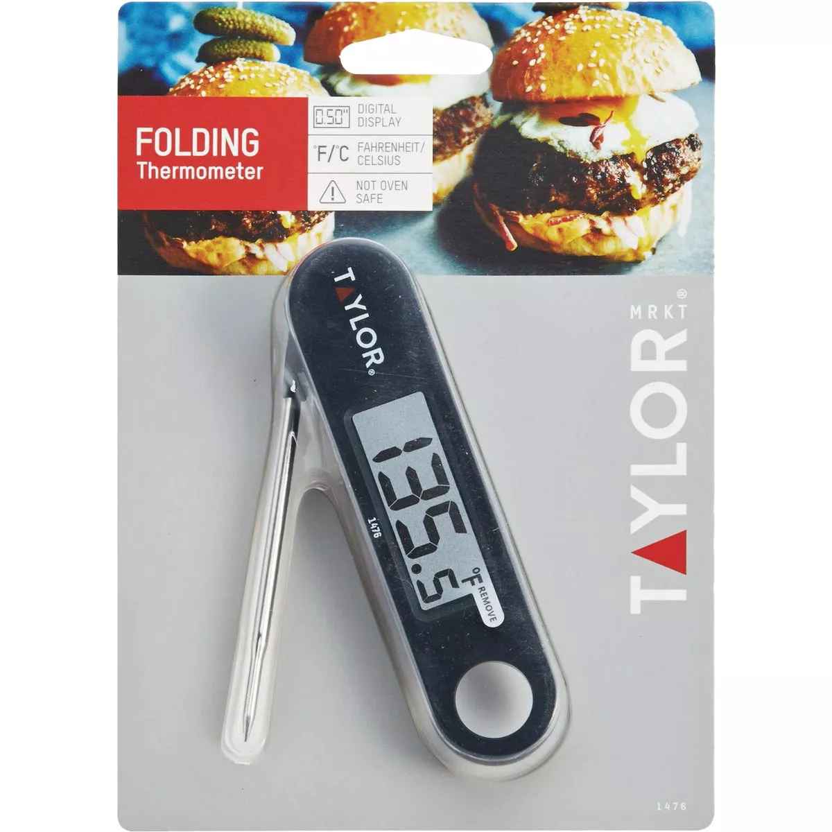 Taylor Black Digital Folding Probe Cooking Thermometer - photo 3