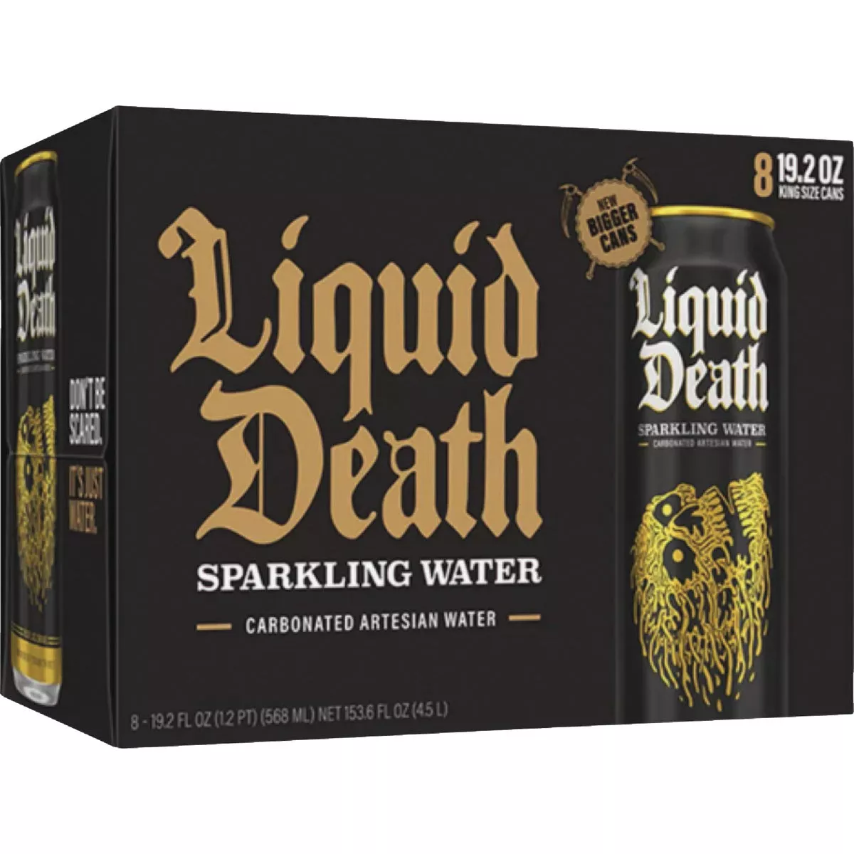 Liquid Death 19.2 Oz. 100% Sparkling Mountain Water - photo 2