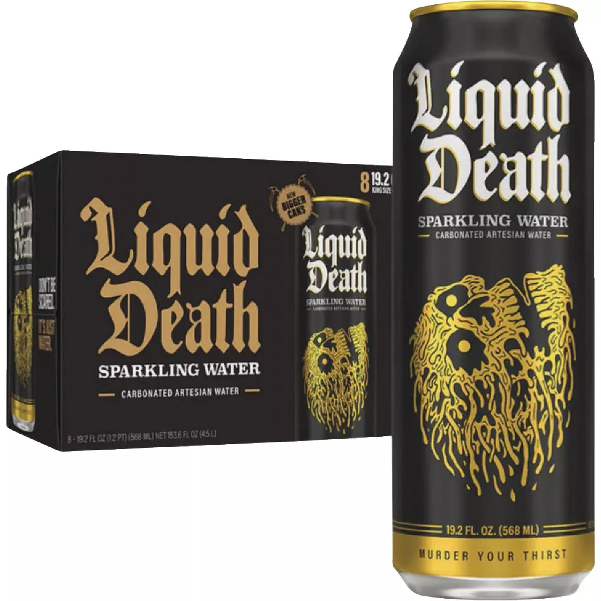Liquid Death 19.2 Oz. 100% Sparkling Mountain Water - photo 4