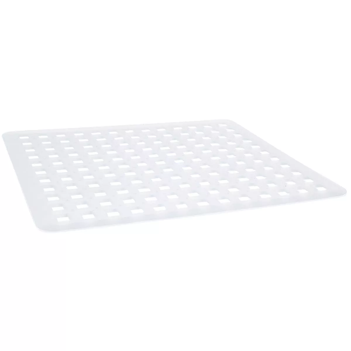 iDesign Sinkworks 11 In. x 12.5 In. Euro Clear PVC Sink Mat