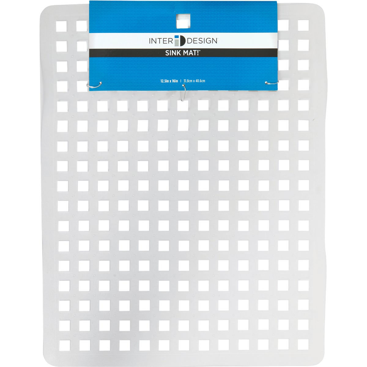 iDesign Sinkworks 12.5 In. x 16 In. Euro Clear PVC Sink Mat | Do it Best