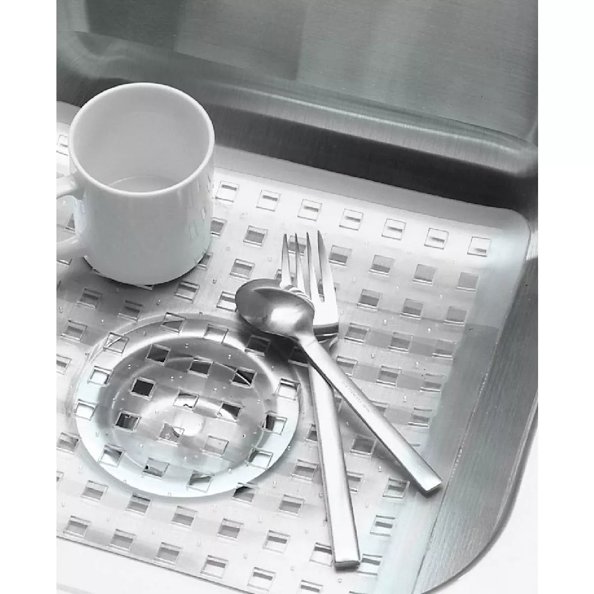 iDesign Sinkworks 12.5 In. x 16 In. Euro Clear PVC Sink Mat - photo 2