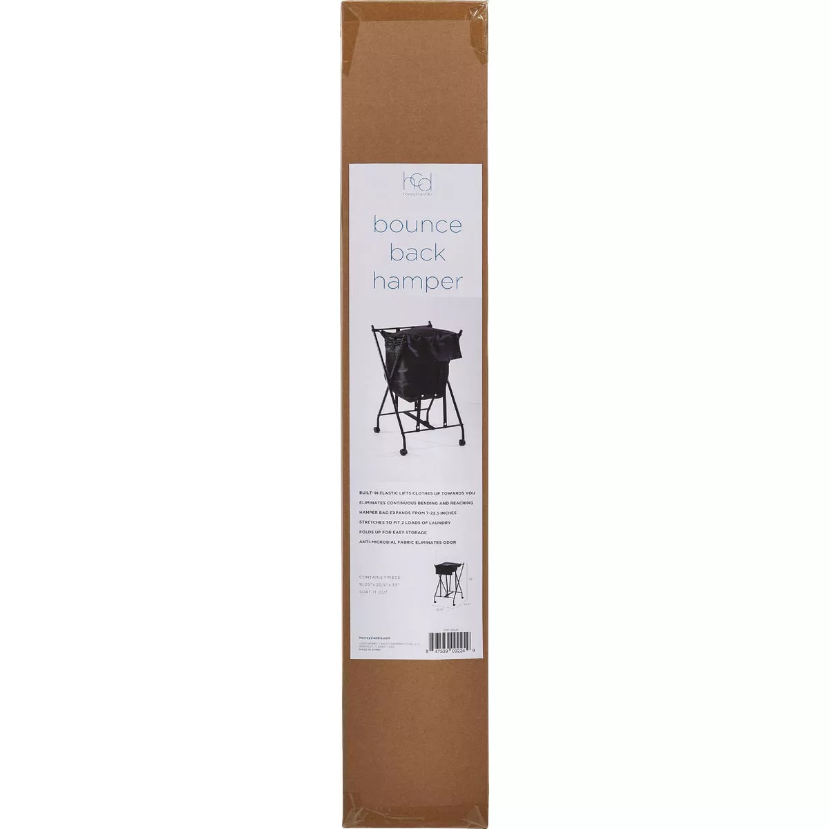 Honey Can Do Black Single Bounce Back Hamper - photo 2