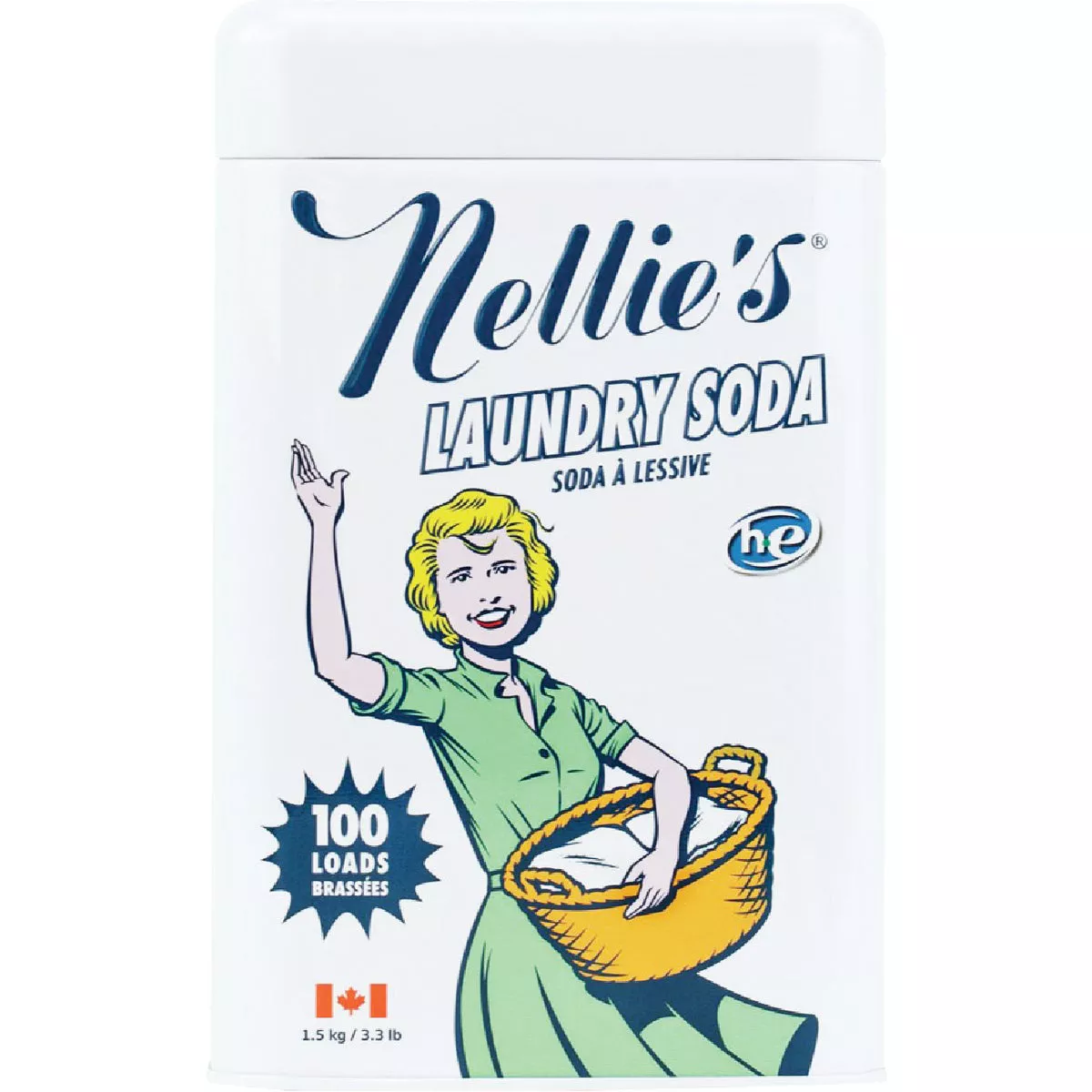 Nellie's 3.3 Lb. 100 Load Powder Laundry Soda Detergent