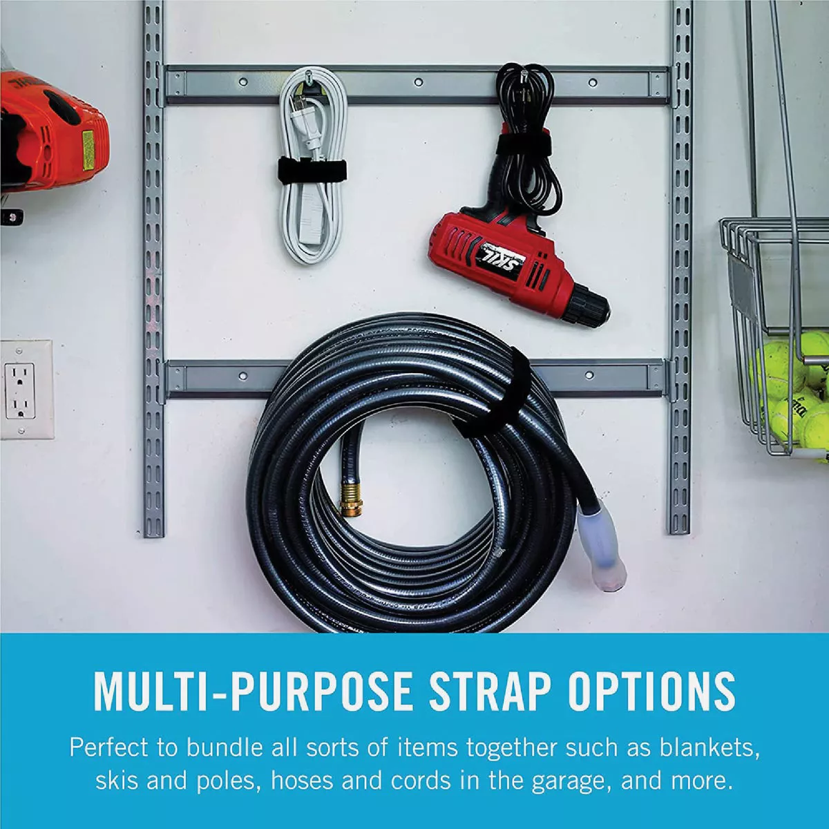 VELCRO Brand 1 In. x 18 In. Black All-Purpose Hook & Loop Strap (2 Ct.) - photo 3