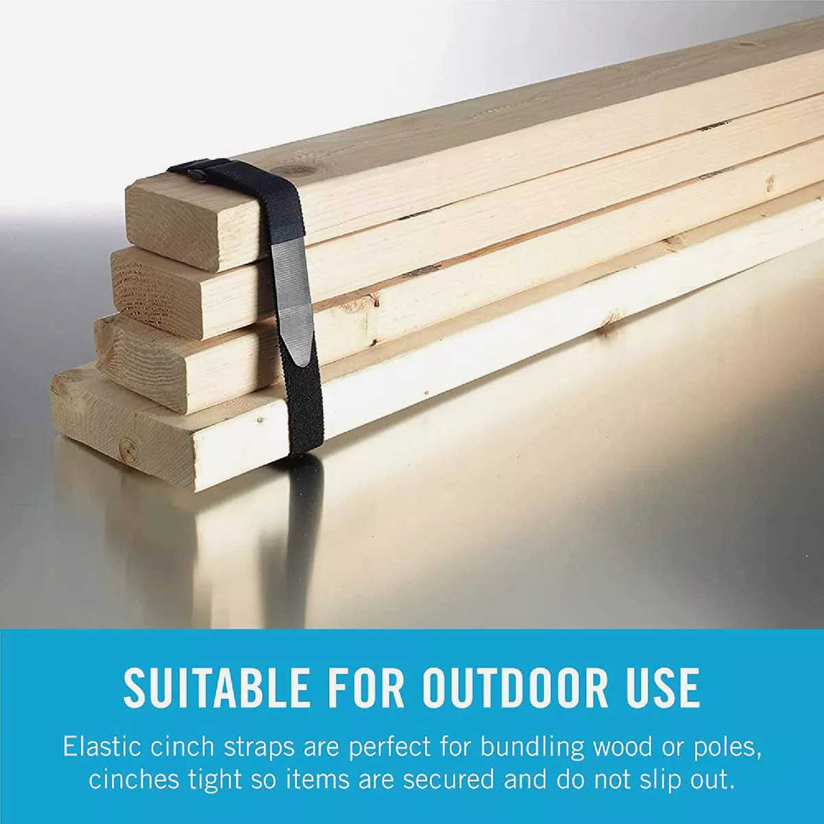 VELCRO Brand 1 In. x 18 In. Black All-Purpose Hook & Loop Strap (2 Ct.) - photo 5