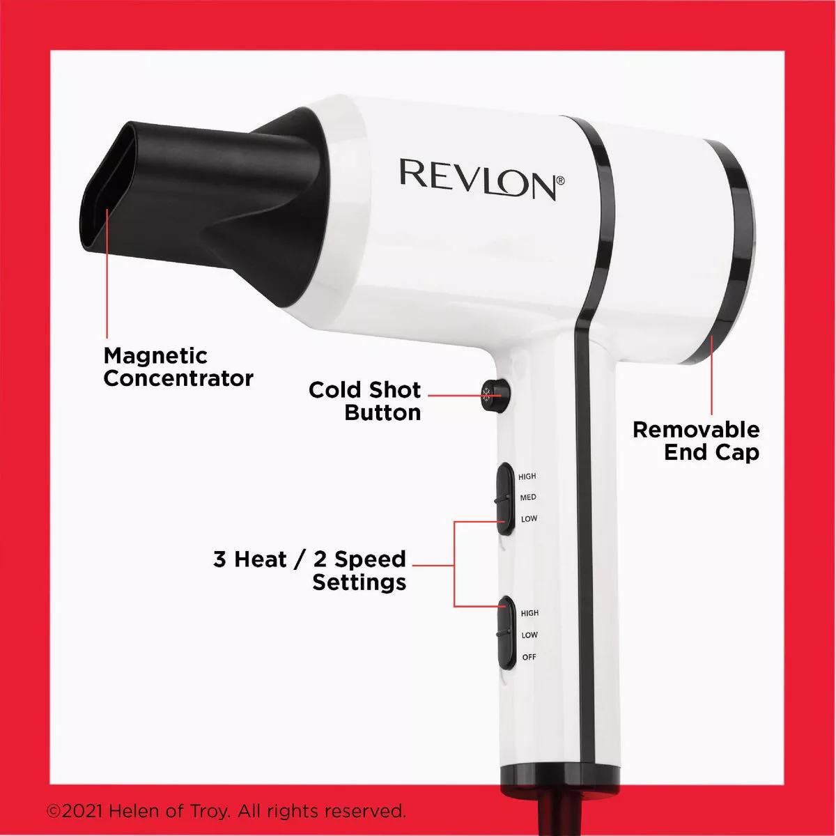 Revlon Crystal C Compact Hair Dryer - photo 2