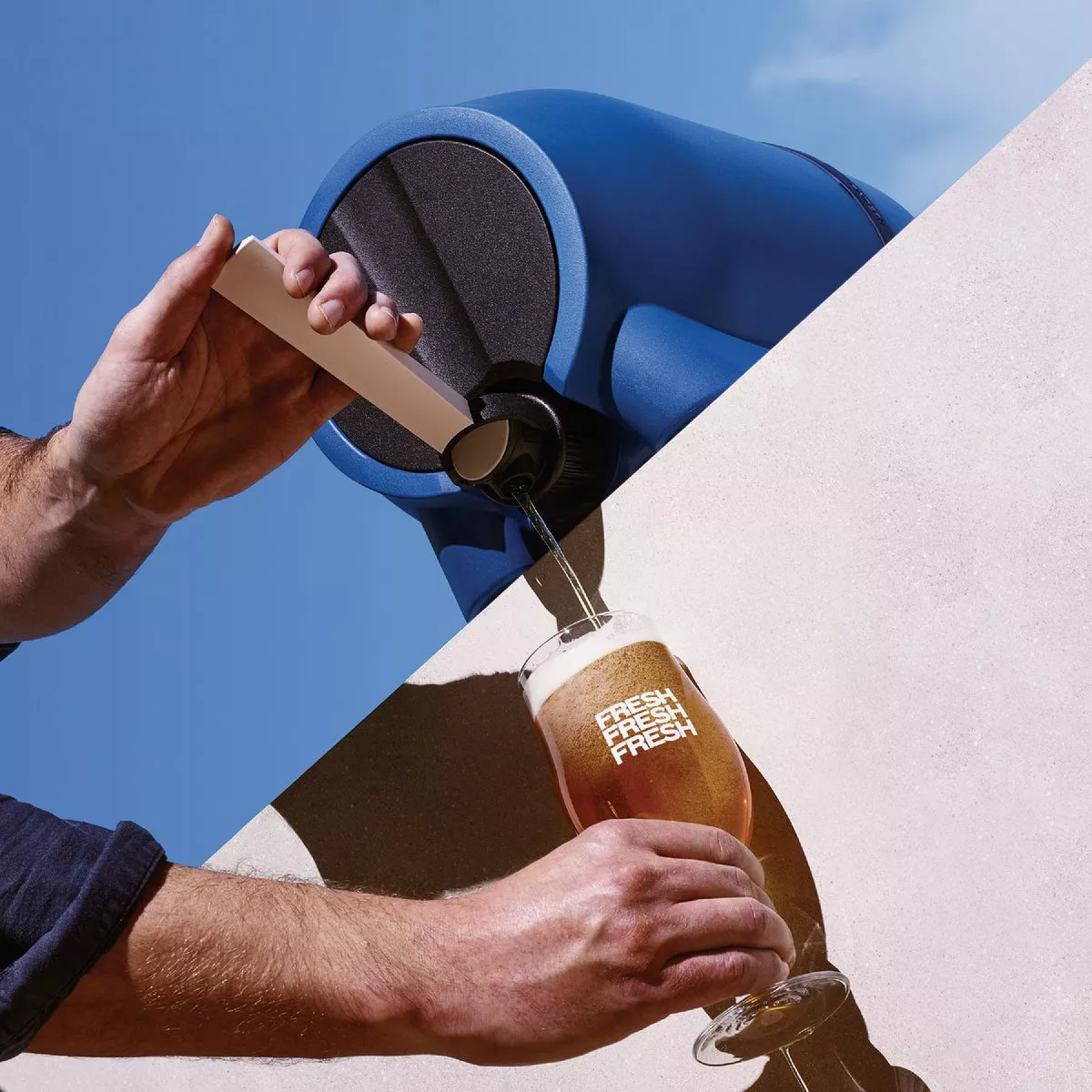 Pinter Electric Blue Beer Brewing Kit - photo 6