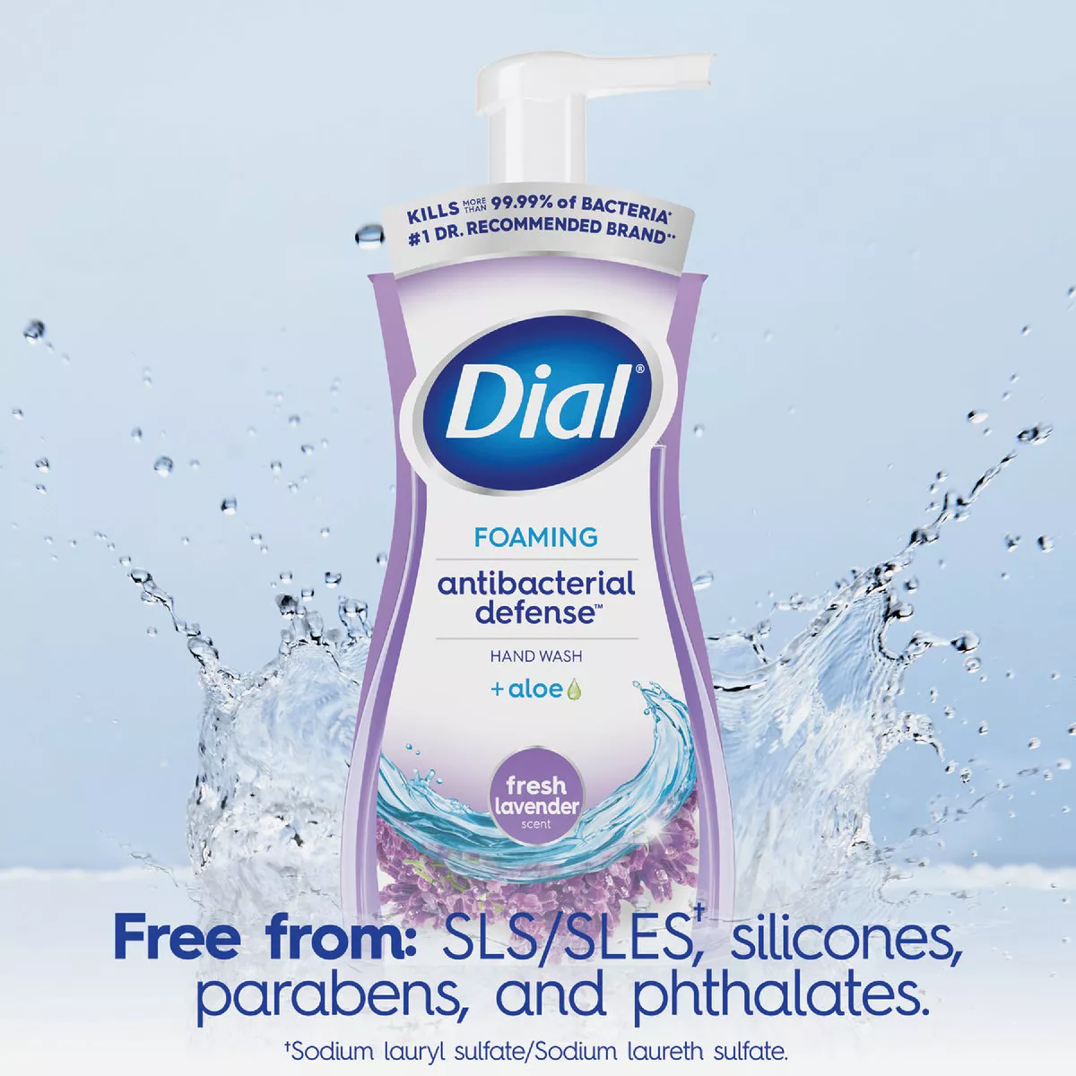 Dial Antibacterial Defense 7.5 Oz. Fresh Lavender + Aloe Foaming Hand Wash - photo 4