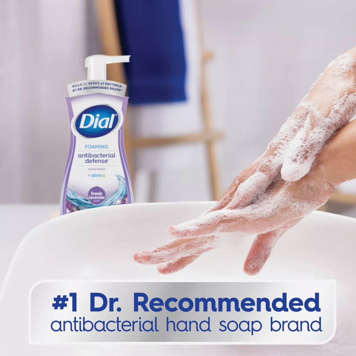 Dial Antibacterial Defense 7.5 Oz. Fresh Lavender + Aloe Foaming Hand Wash - photo 6