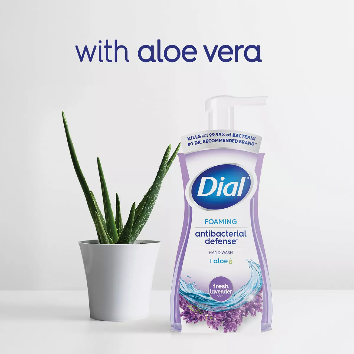 Dial Antibacterial Defense 7.5 Oz. Fresh Lavender + Aloe Foaming Hand Wash - photo 3
