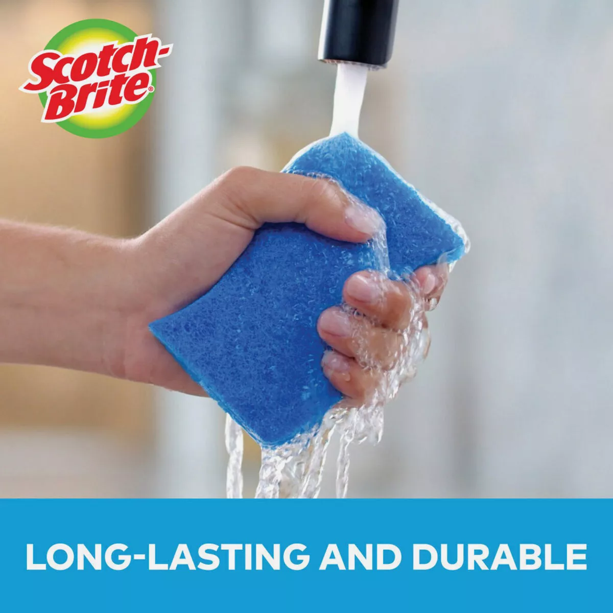 Scotch-Brite Zero Scratch Scrub Sponge, 4.4 In. x 2.6 In. x 0.7 In. - photo 4