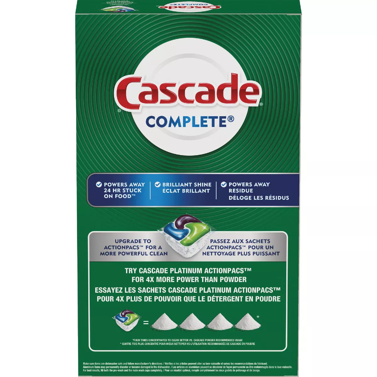Cascade Complete 60 Oz. Fresh Scent Powder Dishwasher Detergent - photo 2