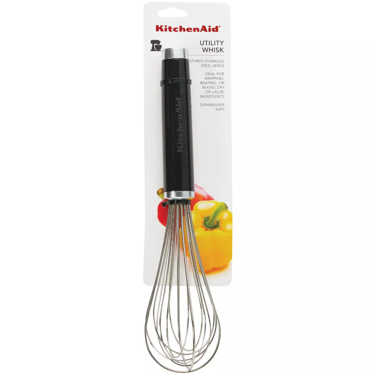 KitchenAid 10.5 In. Black Utility Whisk - photo 2