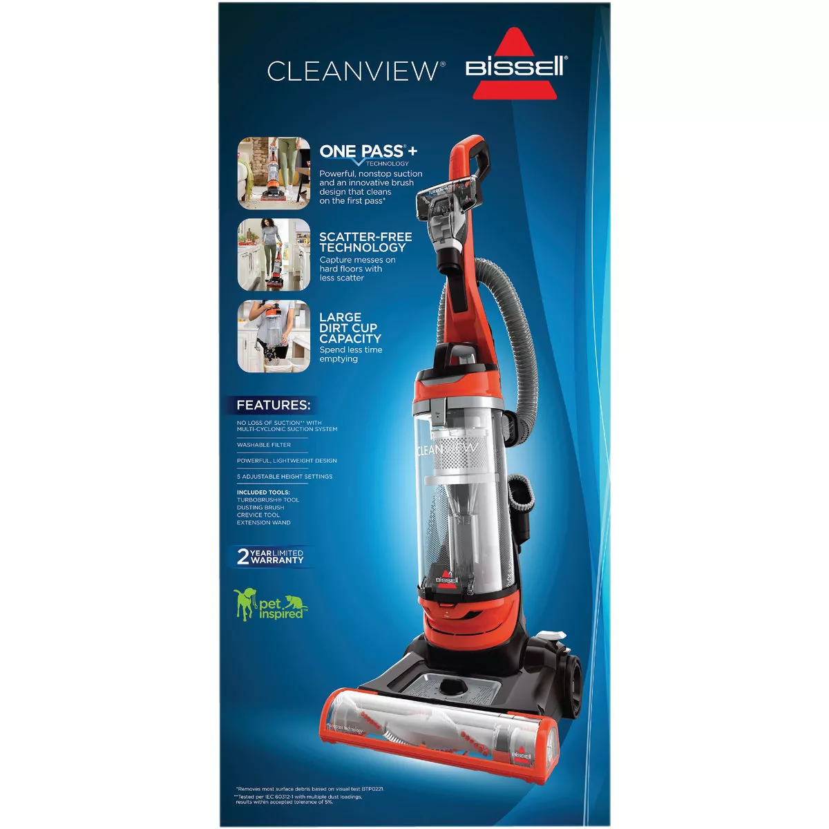 Bissell CleanView Bagless Upright Vacuum Cleaner - photo 2
