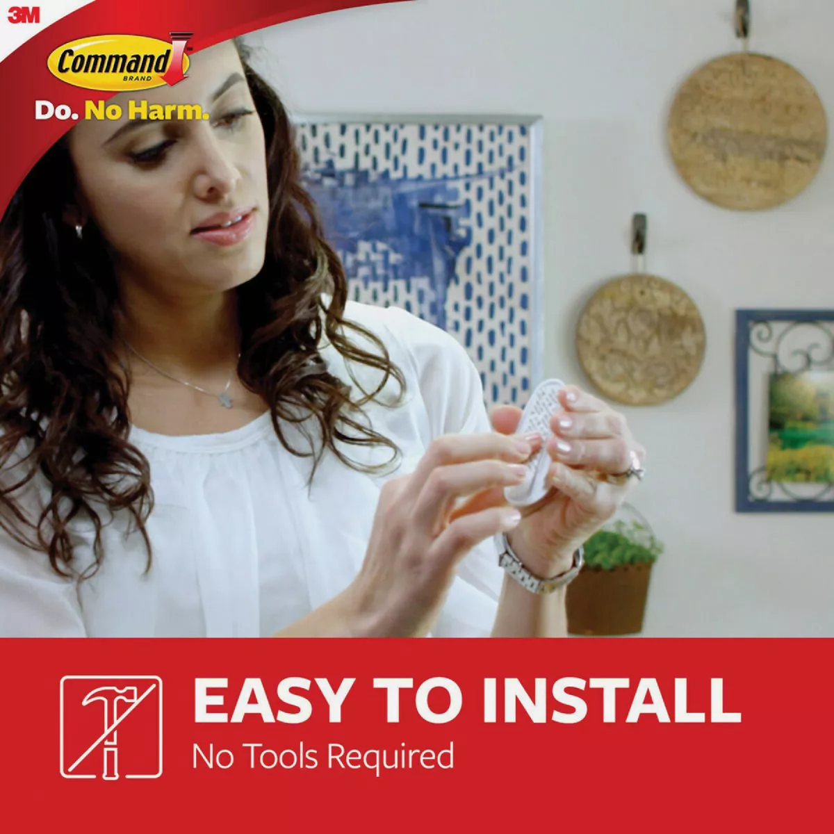 Command Medium Utility Hook Value Pack, White, 6 Hooks, 12 Strips - photo 7