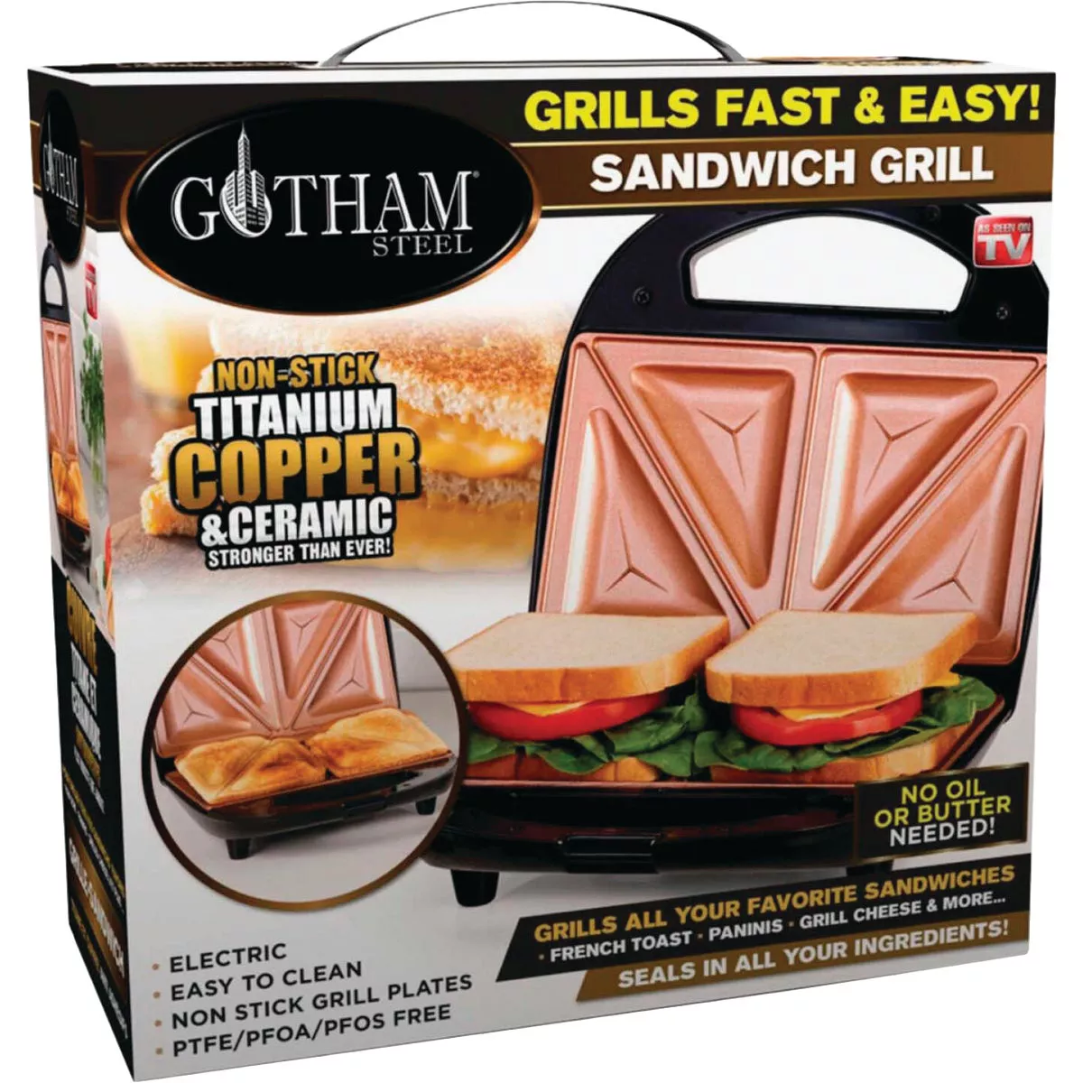 Gotham Steel Electric Sandwich Grill