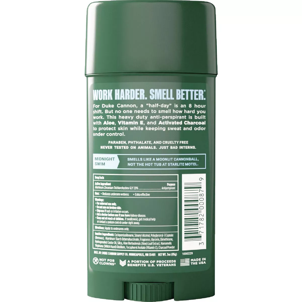 Duke Cannon 3 Oz. Midnight Swim Antiperspirant/Deodorant - photo 2