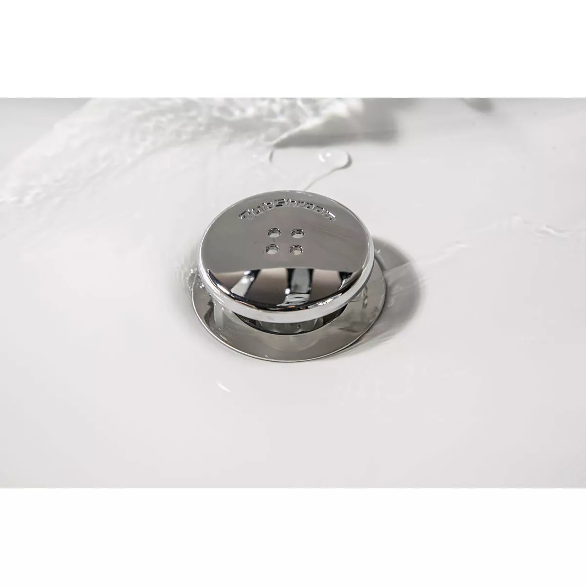 TubShroom Chrome Edition 1.75 In. Chrome Plastic No Clog Drain Stopper - photo 4