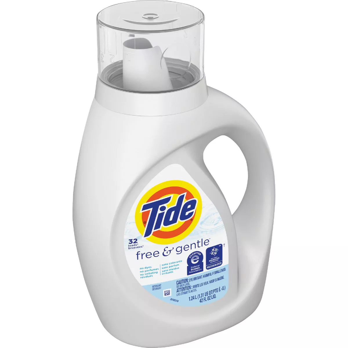 Tide 42 Oz. 32 Load Free & Gentle Liquid Laundry Detergent - photo 3