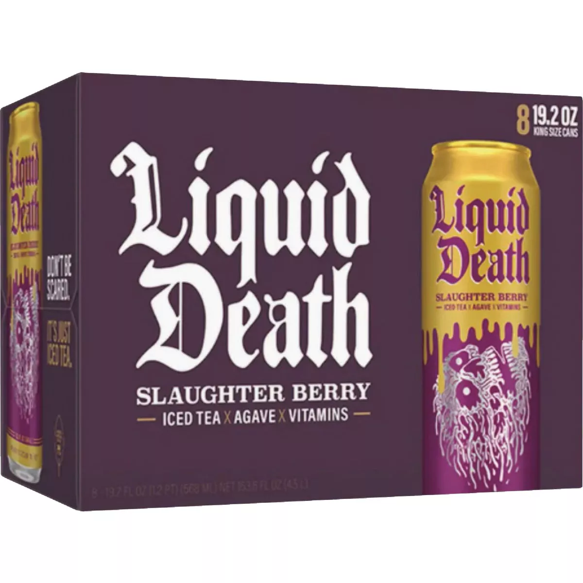 Liquid Death 19.2 Oz. Slaughter Berry Iced Tea - photo 2