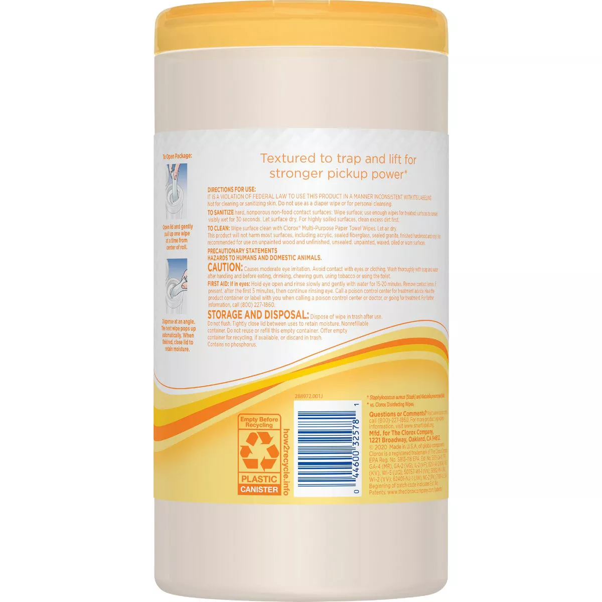 Clorox Lemon Verbena Multi-Purpose Paper Towel Sanitizing Wipes (75-Count) - photo 3