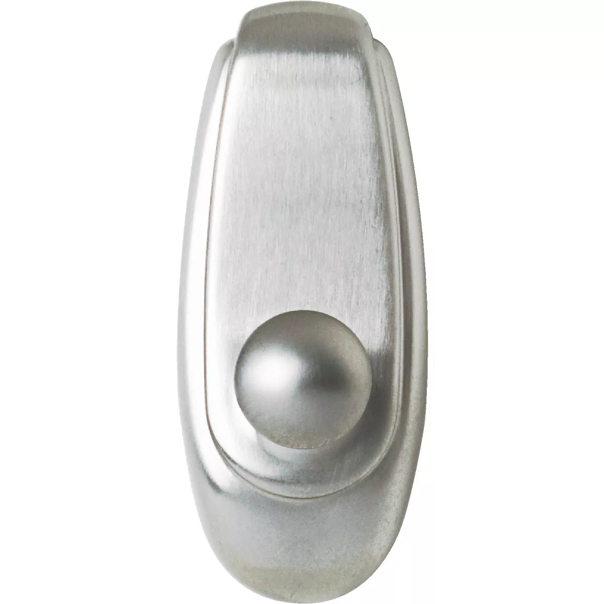 Command Large Timeless Hook, Brushed Nickel, 1 Hook, 2 Strips - photo 3