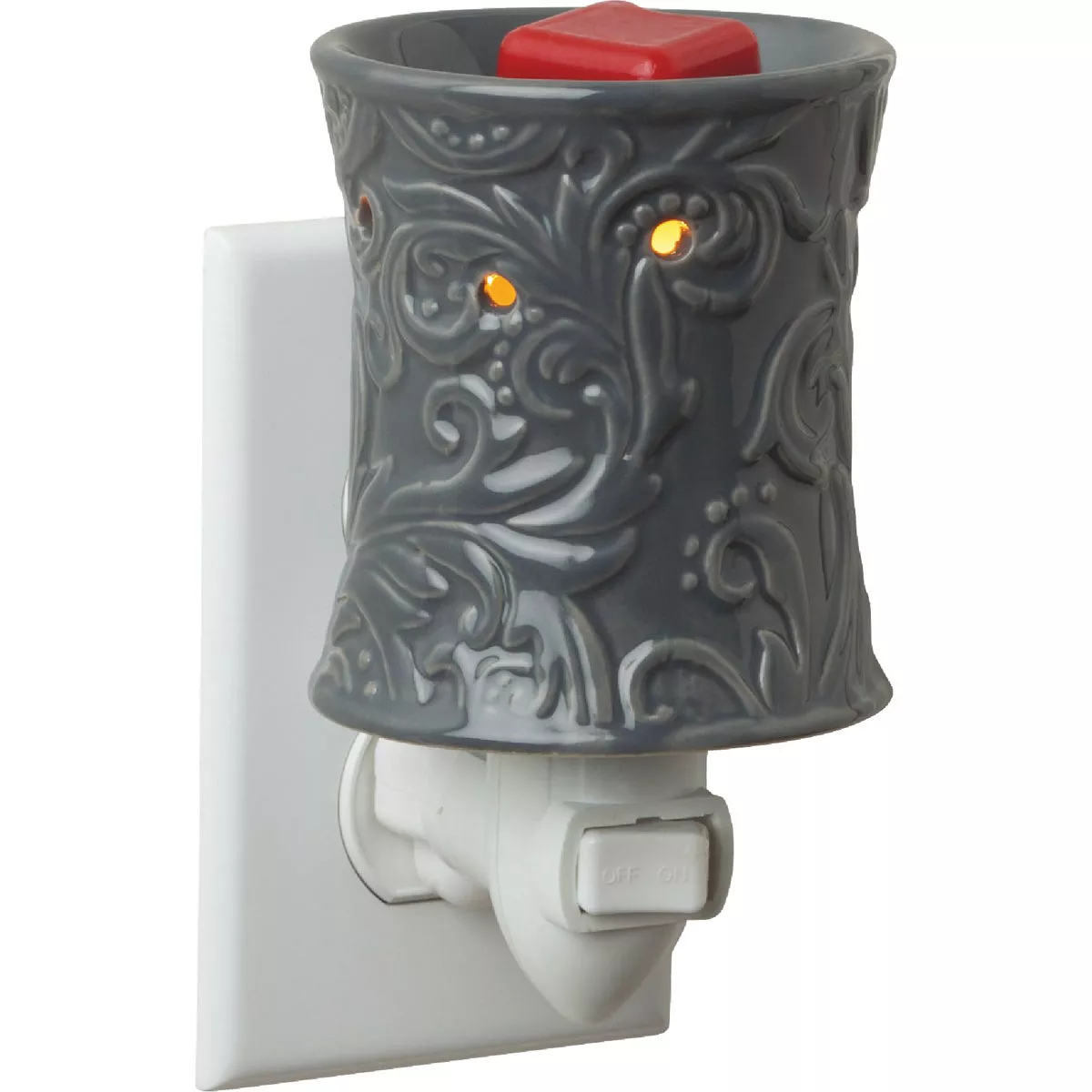 Candle Warmers Classic Rainstorm Ceramic Pluggable Fragrance Warmer