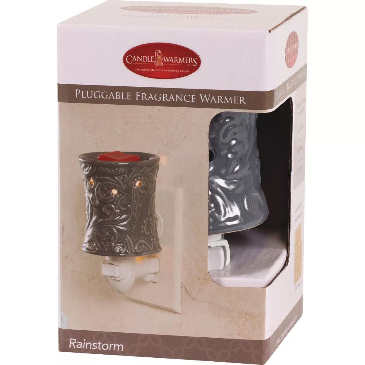 Candle Warmers Classic Rainstorm Ceramic Pluggable Fragrance Warmer - photo 3