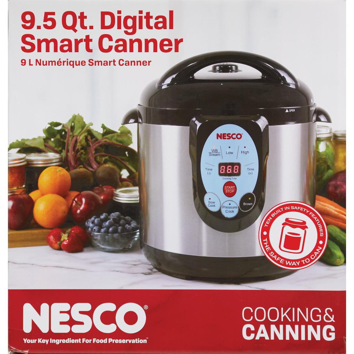 Nesco 9.5 Qt Digital Pressure Smart Canner - NPC-9