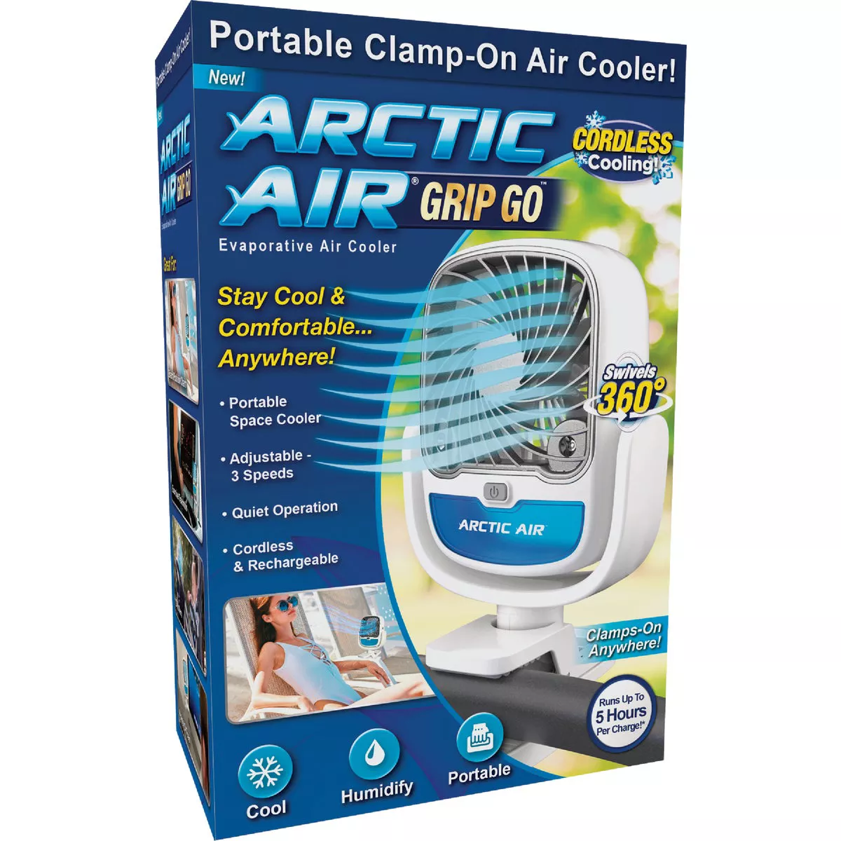 Arctic Air Grip Go Cordless Space Cooler Do it Best
