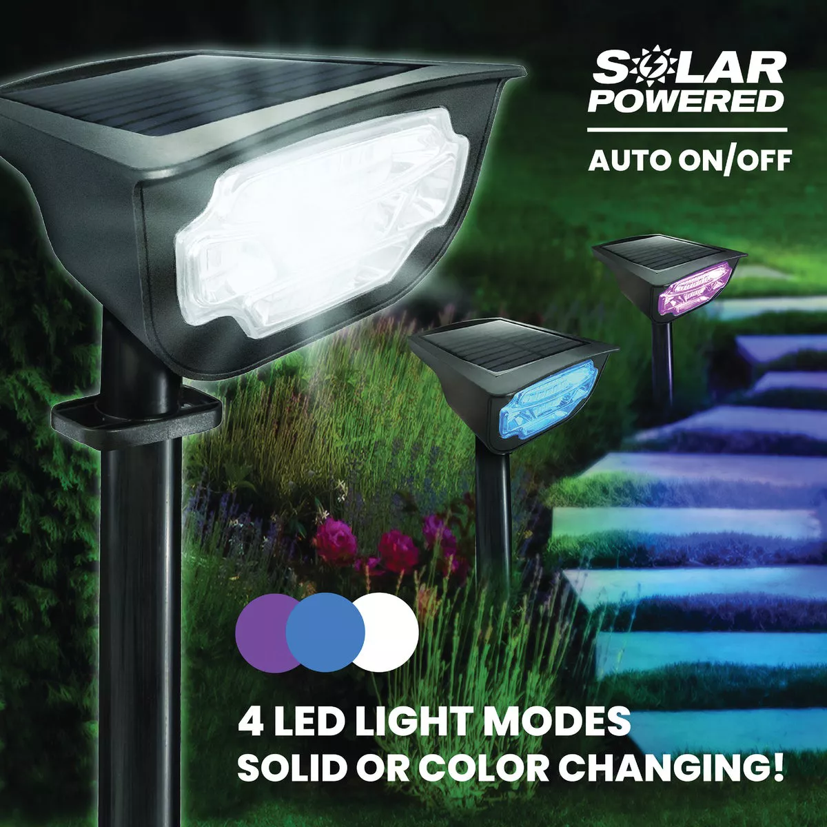 Bell+Howell Bionic ColorBurst Solar Path Light (2-Pack) - photo 2