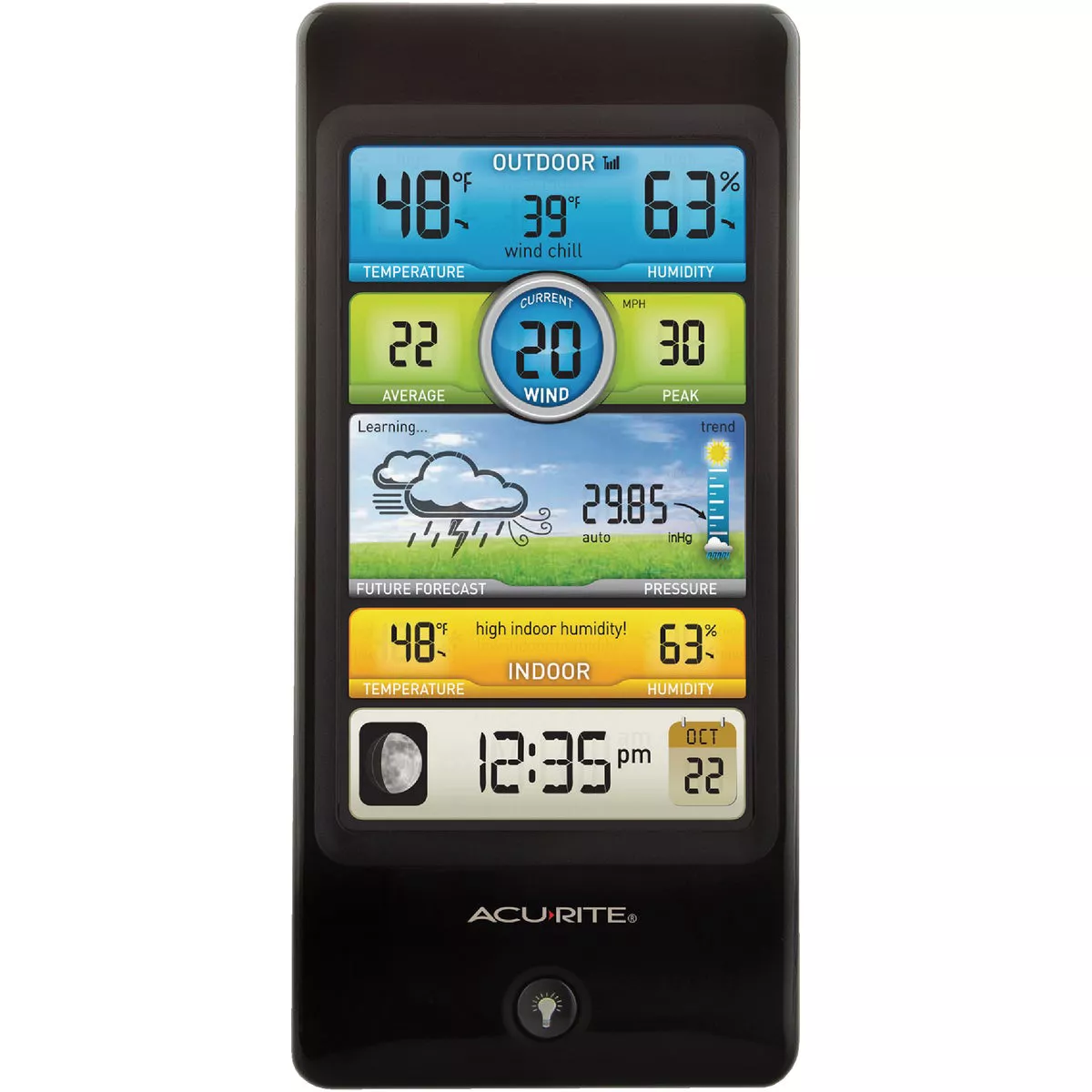 AcuRite Notos 3-in-1 Weather Station with Color Digital Display