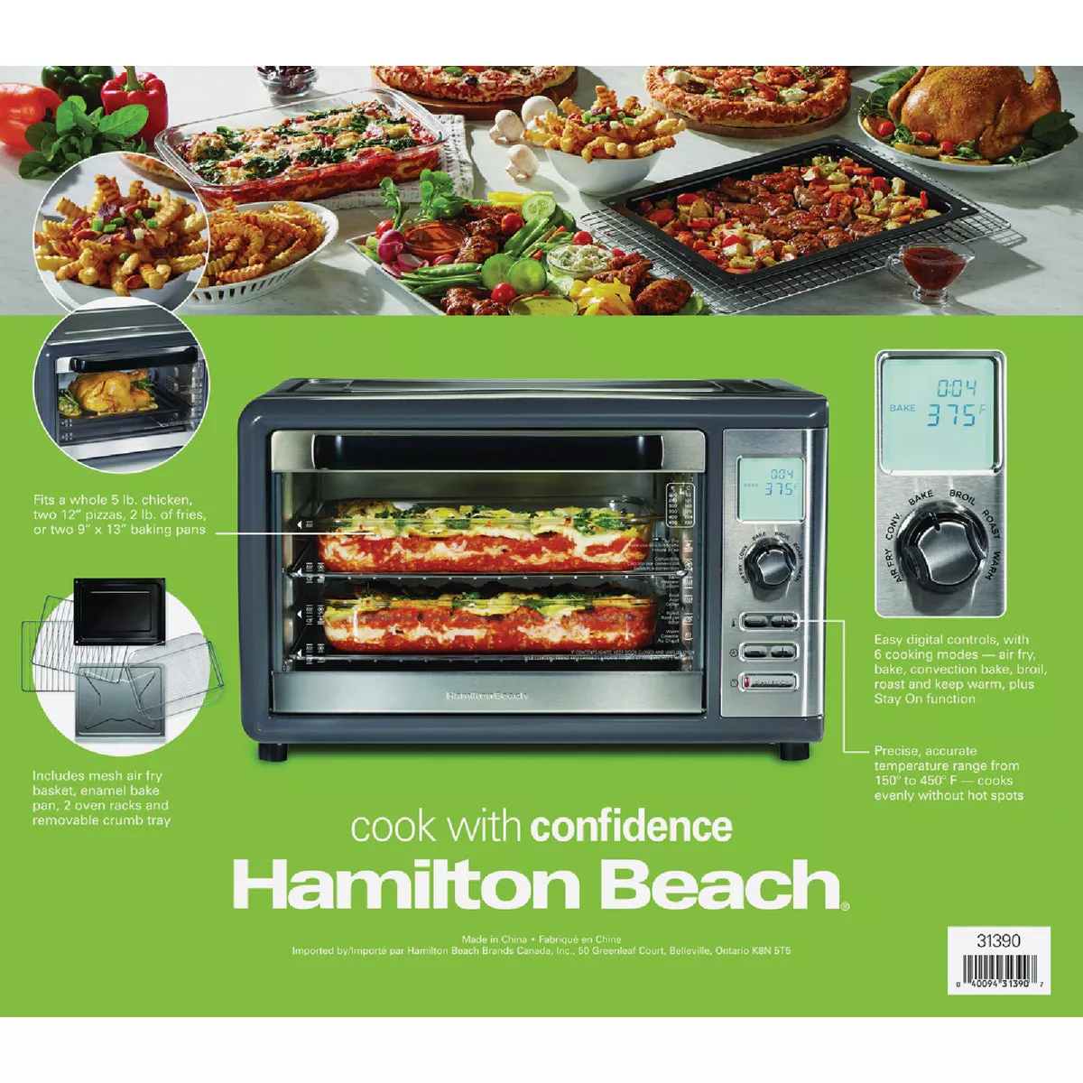 Hamilton Beach Sure-Crisp XL Digital Air Fryer Oven - photo 3