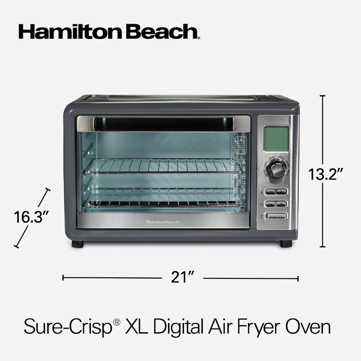 Hamilton Beach Sure-Crisp XL Digital Air Fryer Oven - photo 7
