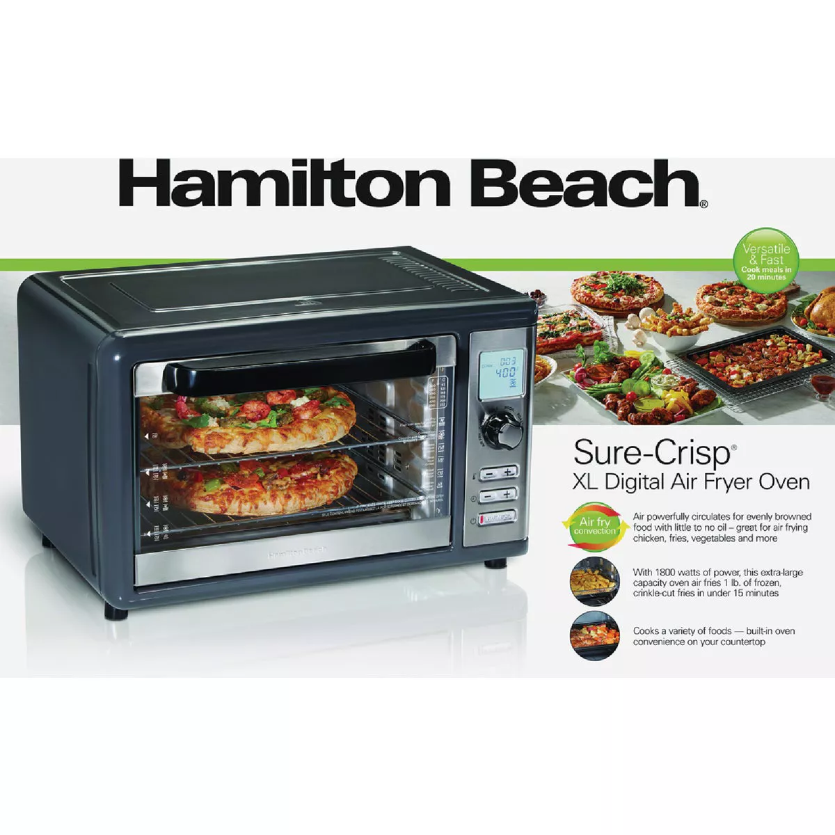 Hamilton Beach Sure-Crisp XL Digital Air Fryer Oven - photo 2