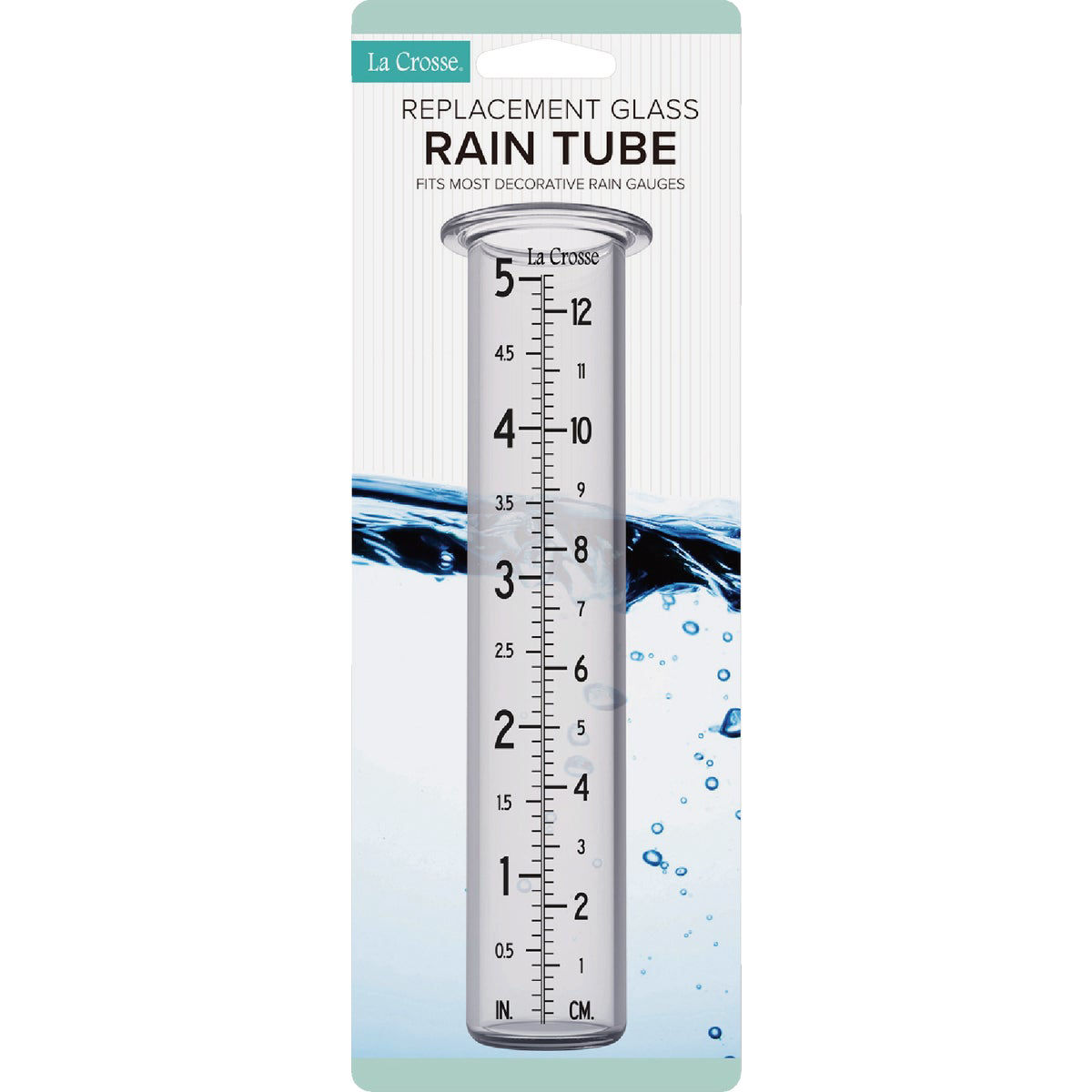 La Crosse Technology 5 In. Replacement Glass Rain Gauge Tube Do it Best