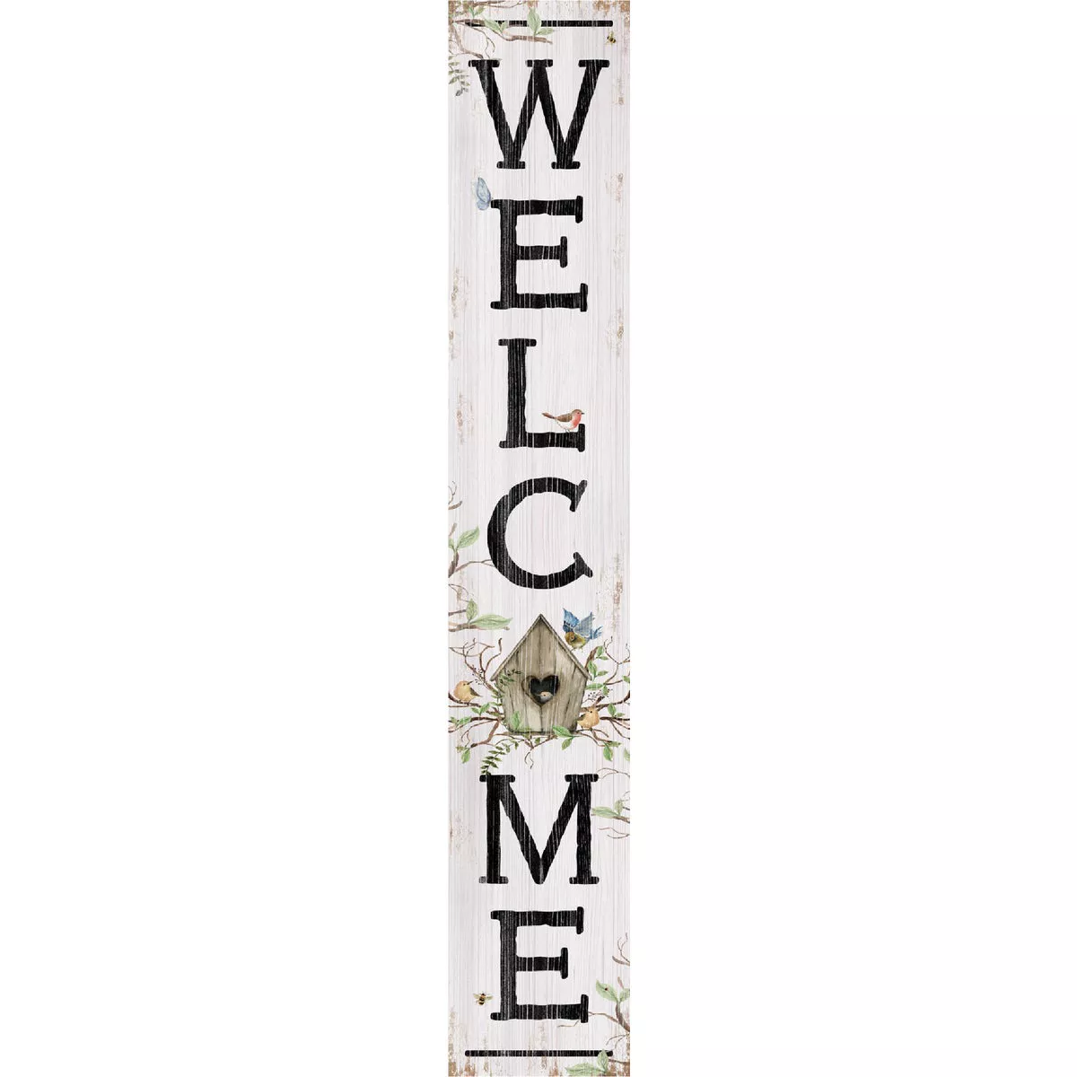 My Word! Welcome Birdhouse 8 In. x 46.5 In. Porch Board