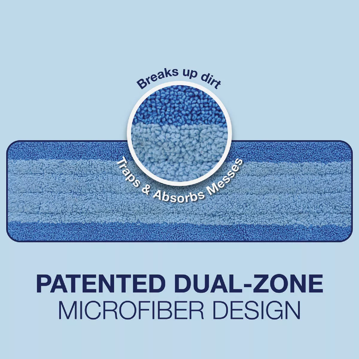 Bona 4 In. W. x 15 In. L. Microfiber Cleaning Pad Mop Refill - photo 4