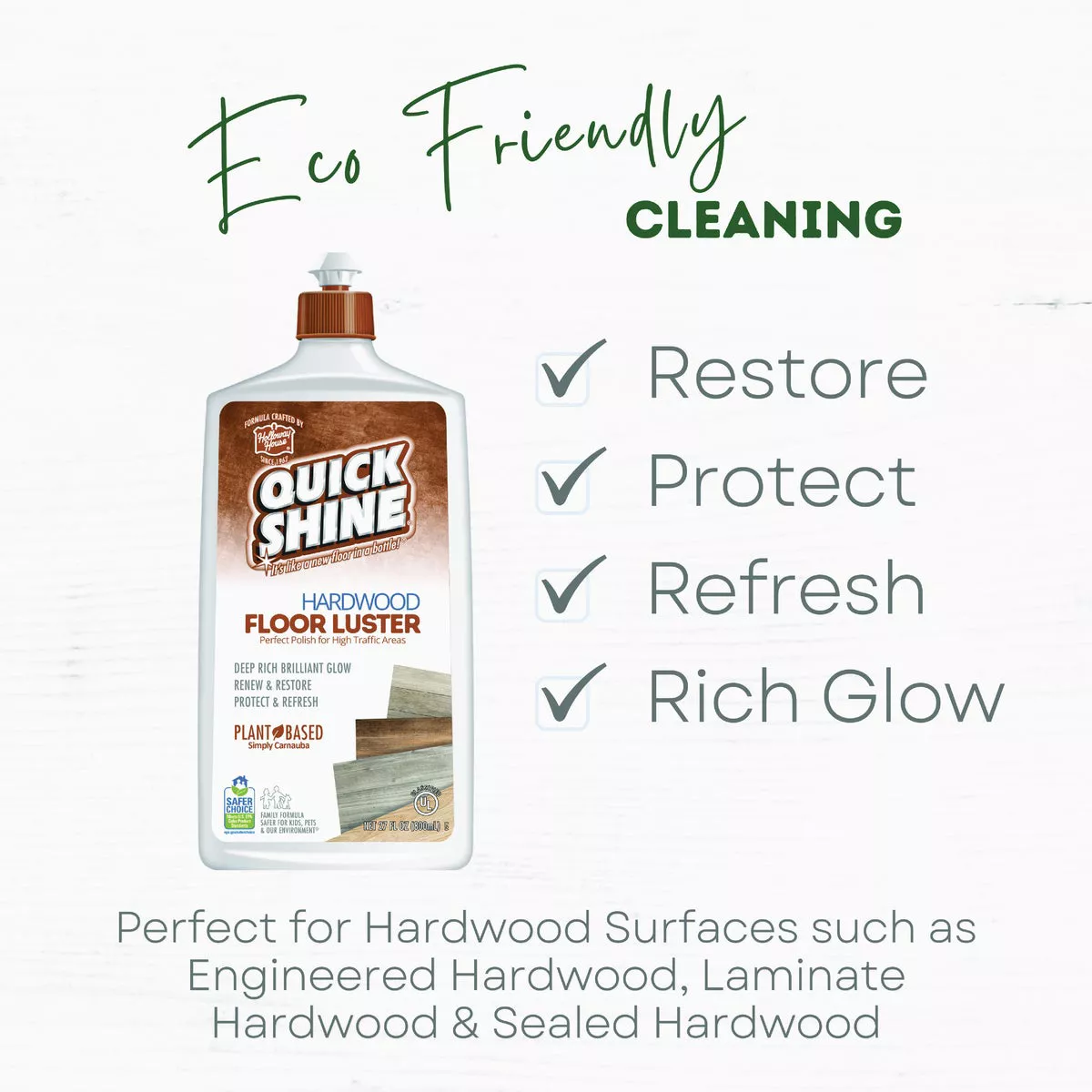 Quick Shine 27 Oz. Hardwood Luster Finish - photo 5