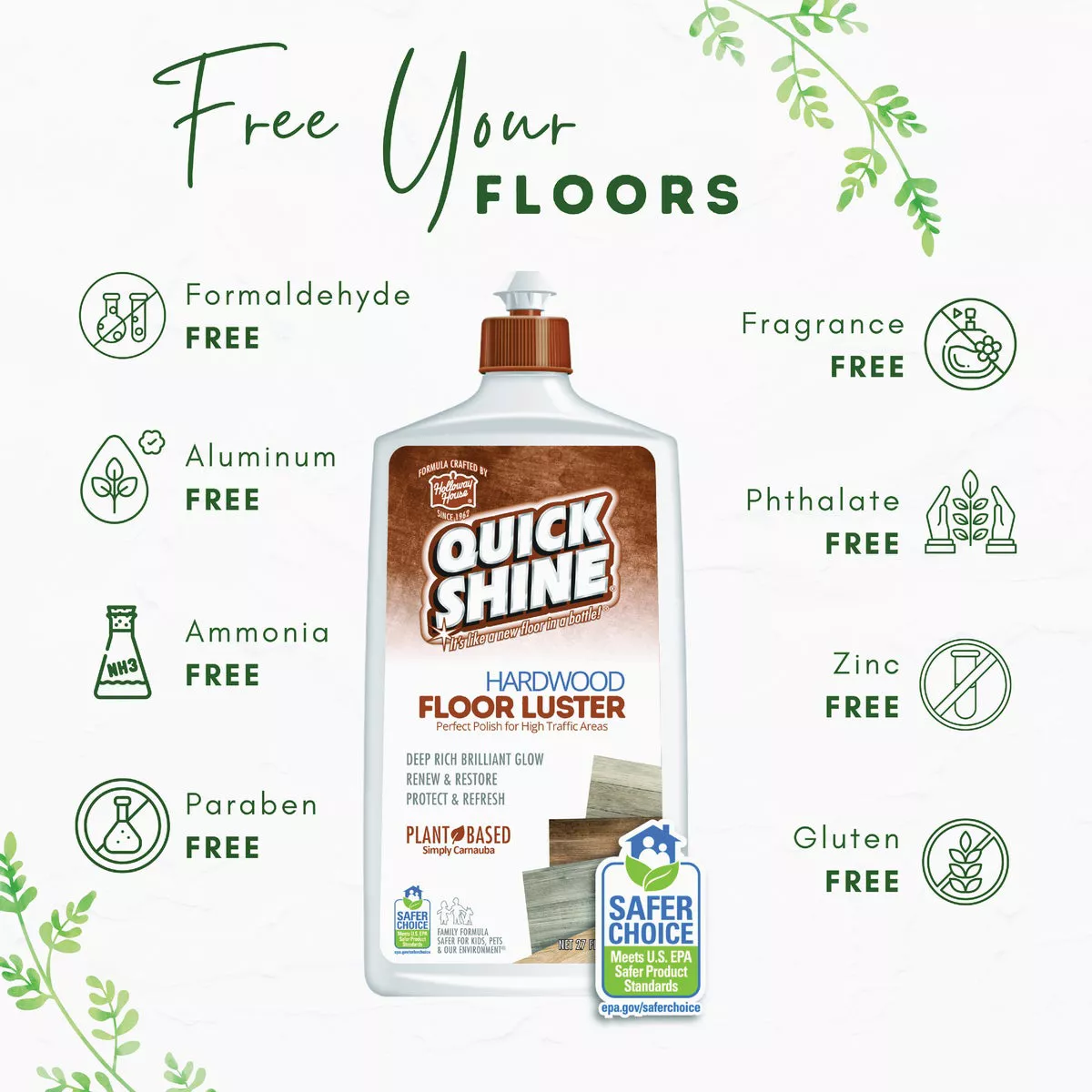 Quick Shine 27 Oz. Hardwood Luster Finish - photo 6