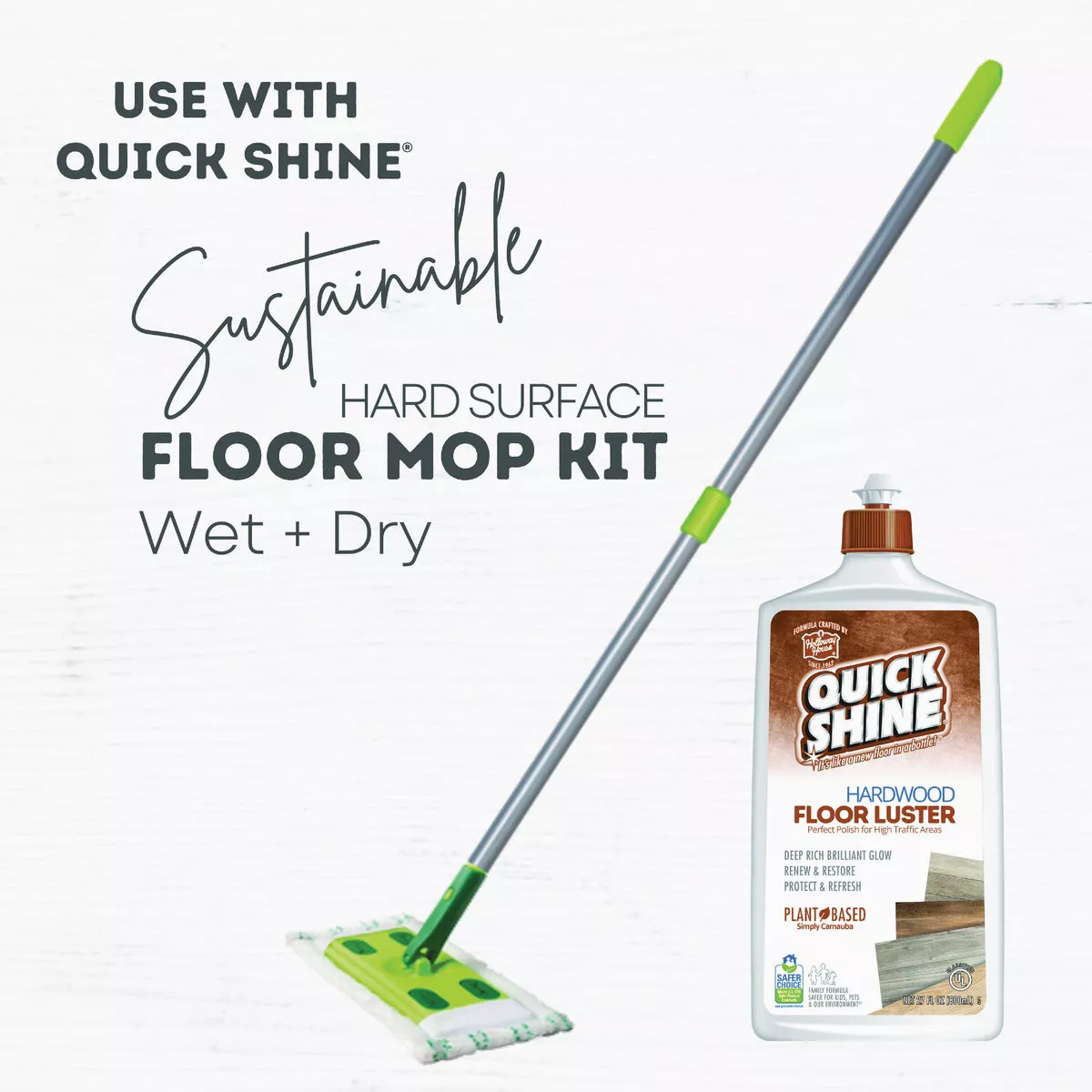 Quick Shine 27 Oz. Hardwood Luster Finish - photo 2