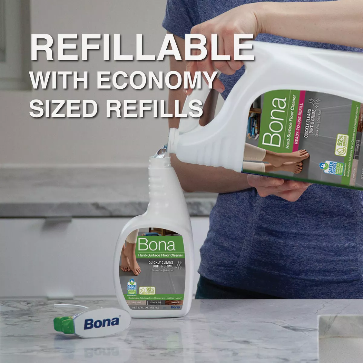 Bona 32 Oz. Hard Surface Trigger Spray Floor Cleaner - photo 5