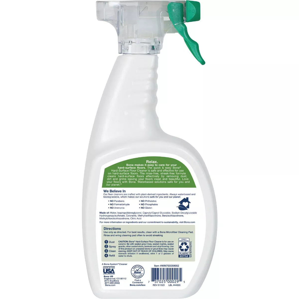 Bona 32 Oz. Hard Surface Trigger Spray Floor Cleaner - photo 2